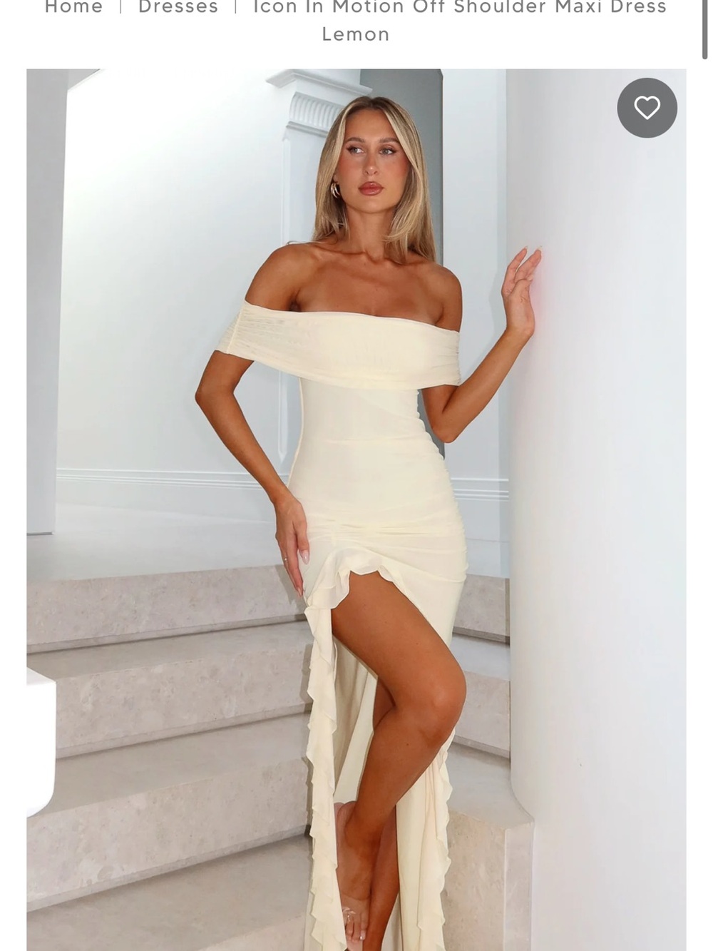 Brand new in original packaging white fox maxi dress